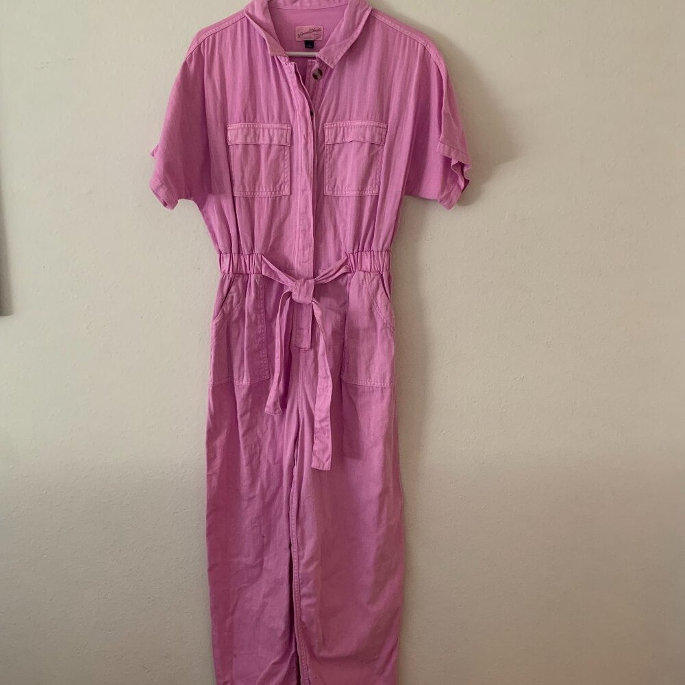 Women's Short Sleeve Button-Front Boilersuit - Universal Thread